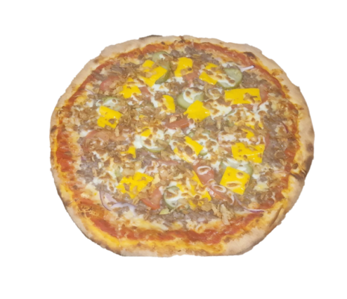 Pizza cheeseburger - Restaurant Méditerranée Voves